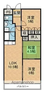 第14柴田マンション【7階】の間取り