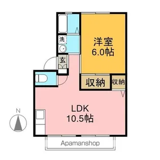 サンライフ泉【202号室】の間取り