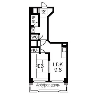 ブライトシティ柏木【11階】の間取り