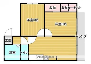 中本ビル【4階】の間取り