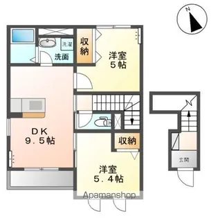 プランドール・アイ【2階】の間取り