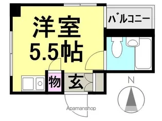ホウエイフラット【201号室】の間取り