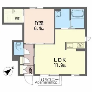 ソフィア西青山【1階】の間取り