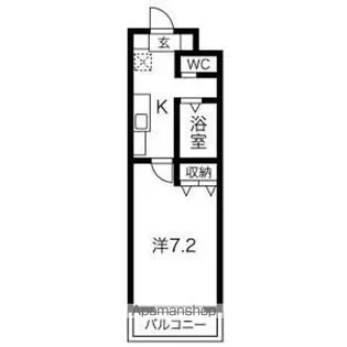 A・City港陽【2階】の間取り