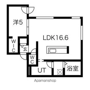 ラフィナート南16条【4階】の間取り