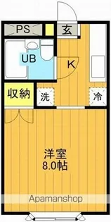 石渕ハウス【102号室】の間取り