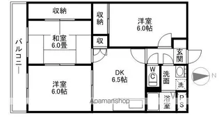 ユーミーあけぼの【1階】の間取り