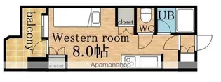 サンシャイン・シティー21【4階】の間取り