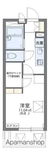 レオパレスヒルズハイネ【3階】の間取り