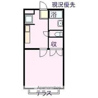 ホワイトテラス城南【2階】の間取り