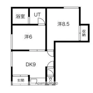 荒井アパート【101号室】の間取り