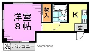 フラワー東高円寺【5階】の間取り