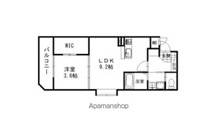 ラ・ピスタ【201号室】の間取り