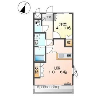 プランドール【1階】の間取り