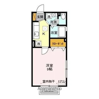 ツインコート船橋丸山【I101号室】の間取り