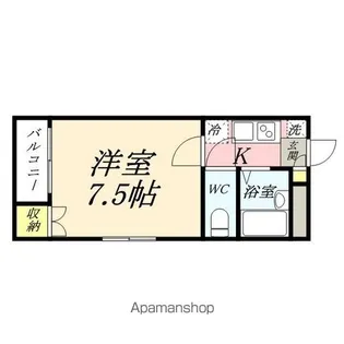 アークヒルズ大元【4階】の間取り
