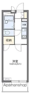 レオパレスカルム大津【302号室】の間取り