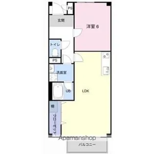 サープラスⅡ牟都志【1階】の間取り