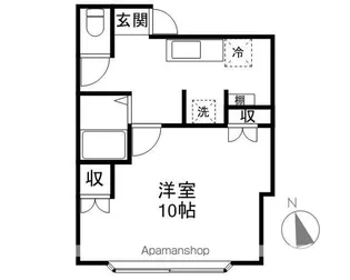 エルシャンテ【101号室】の間取り
