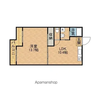 田沼スカイハイツ【2階】の間取り