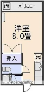 桜ハイツTAKE【2階】の間取り