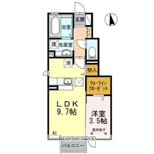 セレーノ Ⅶ【1階】の間取り