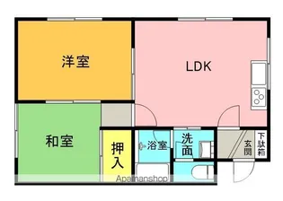 パレロワイヤル(西野)【2階】の間取り