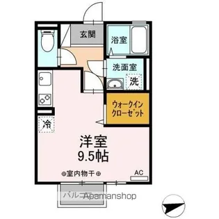 フォレストコート【205号室】の間取り