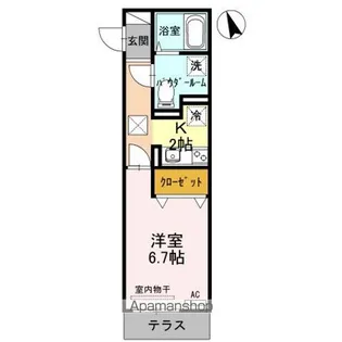 ポートサイドヴィラ Ⅰ【1階】の間取り