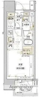 クレアホームズフラン東京三ノ輪【802号室】の間取り