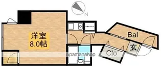 THE FREED(ザ フリード)【8階】の間取り