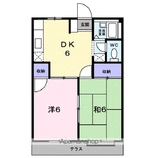 ジョイフルタウン【1階】の間取り