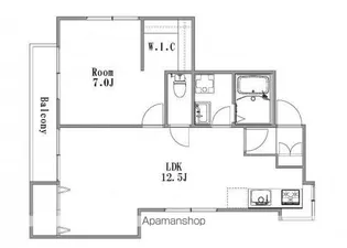 アドバンス那珂川Ⅱ【101号室】の間取り