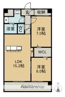 SQUARE−I【1階】の間取り