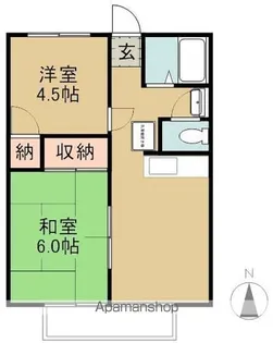 海野尾ハイツ【2階】の間取り