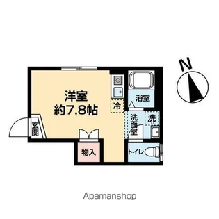 MQUARTO熊野前【1階】の間取り