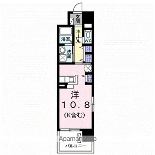ケイマイティ【6階】の間取り