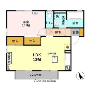 グランパルク C【1階】の間取り