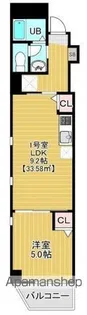 ジニアック浅草【8階】の間取り