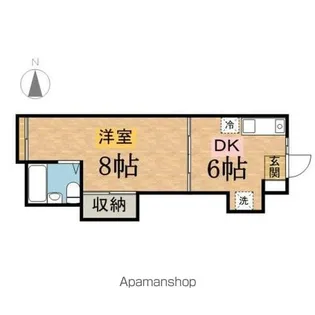 テラス桜ヶ丘【105号室】の間取り