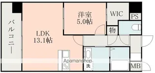 COLAS MIFUNE EAST【3階】の間取り