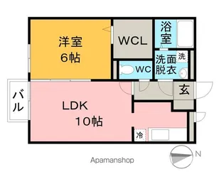 リーベン ルーチェ【2階】の間取り