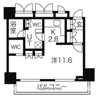 プライムメゾン大通公園【2階】の間取り
