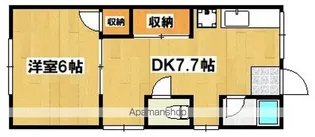 大阪府大阪市住吉区我孫子東2丁目【マンション】の間取り
