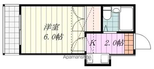 ホワイトパレス雄郡【1階】の間取り
