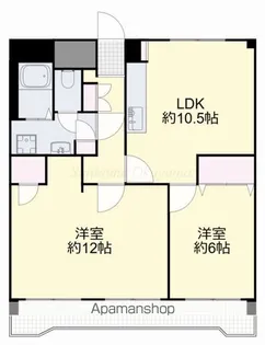 清幸マンション野田【105号室】の間取り