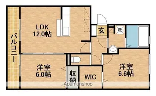 シェーンヴェルデB【1階】の間取り