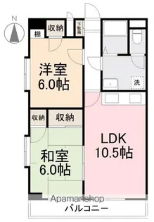 グローバル高松【7階】の間取り