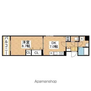 サンライズ滝子【3階】の間取り