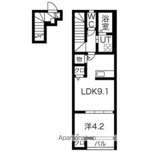 N.CREST(エヌクレスト)【2階】の間取り